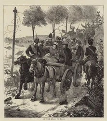 Sur la route de Paris